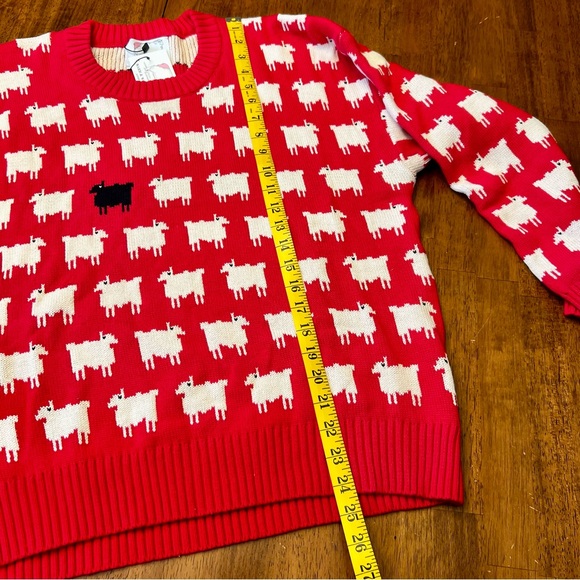 Rowing Blazers x Warm & Wonderful Women’s Diana Edition Sheep Sweater NWT XXL - Picture 6 of 11